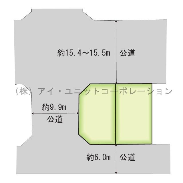 浦安市弁天4丁目　土地 区画図