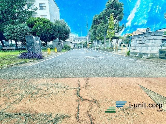 前面道路です。