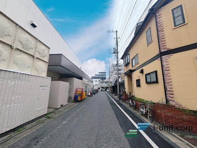 江戸川区南葛西4丁目 土地 前面道路含む現地写真