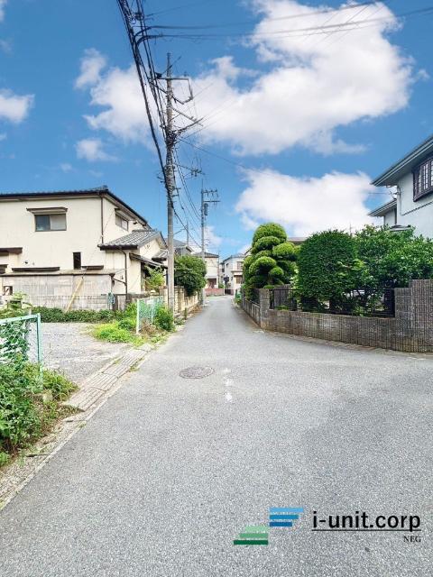 松戸市三矢小台3丁目　土地 前面道路含む現地写真