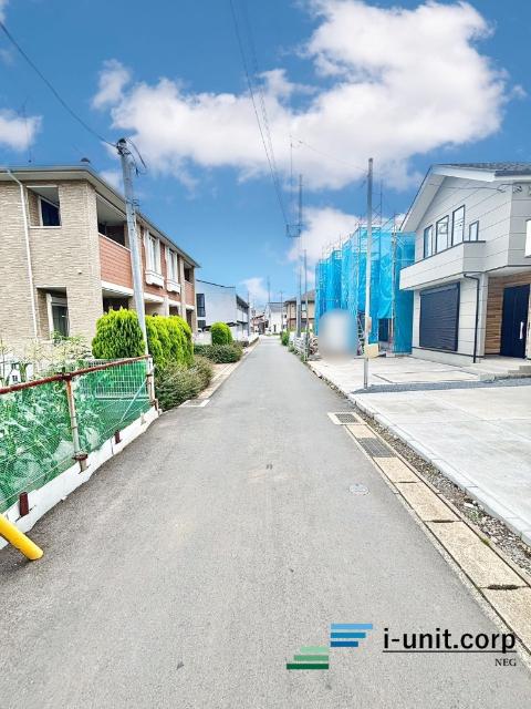 船橋市三山7丁目　新築戸建 前面道路含む現地写真