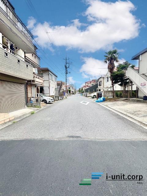 葛飾区細田1丁目　新築戸建 前面道路含む現地写真