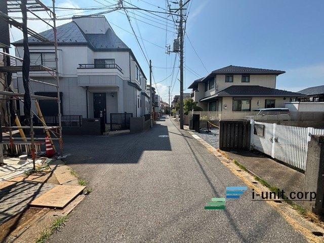 船橋市夏見台1丁目　新築戸建 前面道路含む現地写真