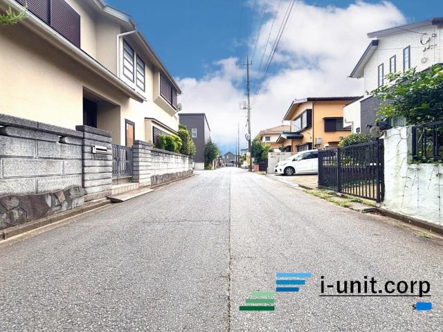 松戸市常盤平双葉町　土地 前面道路含む現地写真