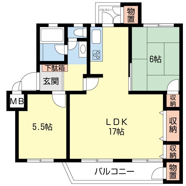 谷津遊園ハイツ　M棟 物件画像
