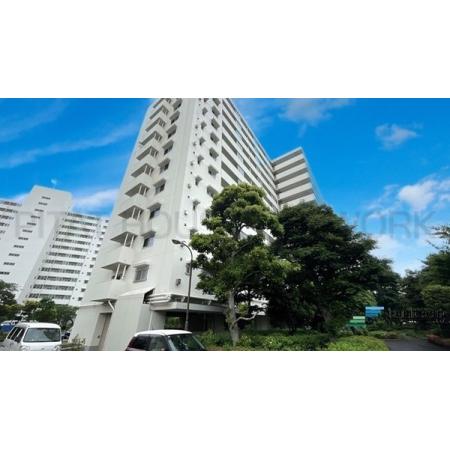 緑が映えるマンションです。