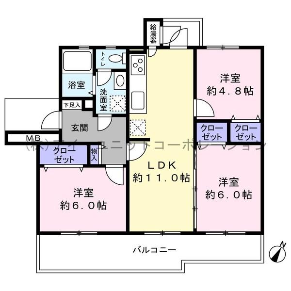 秋津第一団地1-3-3号棟 物件画像