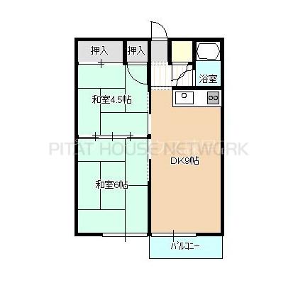 清香アパート 間取り図写真 間取図(平面図)