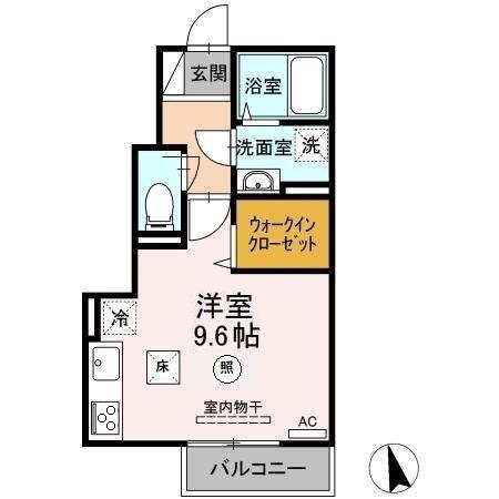 ウィットＰＳＩ（105） 間取り図画像