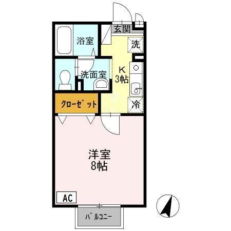 ミレニアムスクウェア　A棟（201） 間取り図画像