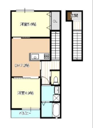 Renato（204） 間取り図画像
