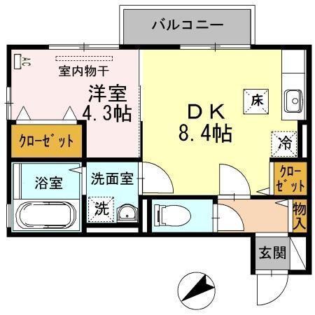 ラ プリミエール エストワール（102） 間取り図画像