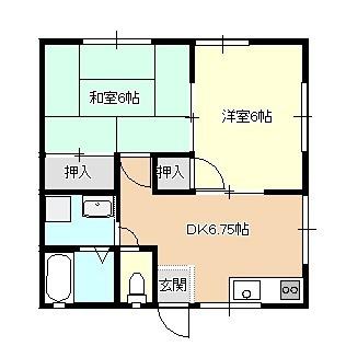 さつきハイツ（202） 間取り図画像