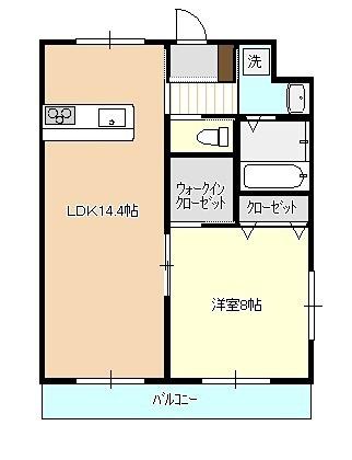 グローリー小船越I（301） 間取り図画像