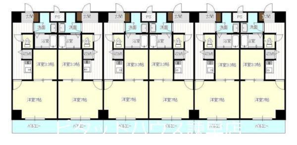La Clarte（703） 間取り図画像