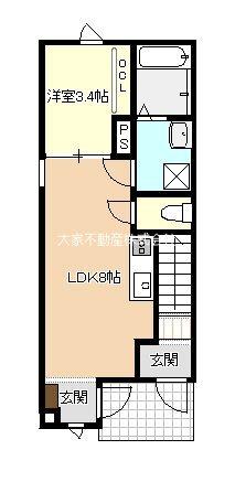 petit soleil  II（101） 間取り図画像
