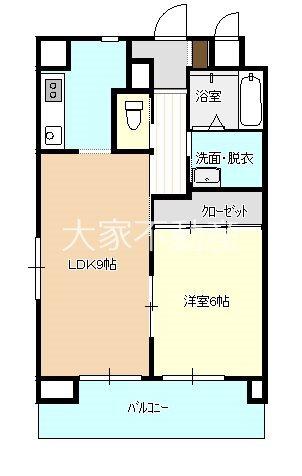 グローリー貝津II（201） 間取り図画像