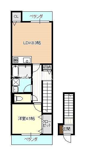エターナルレジデンス久山台　A（222） 間取り図画像