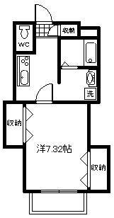 プチメゾン宇都パート2（204） 間取り図画像