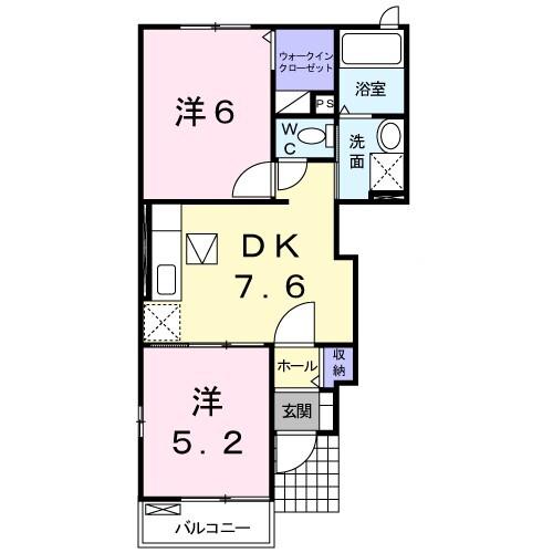 フィオーレビラ（101） 間取り図画像