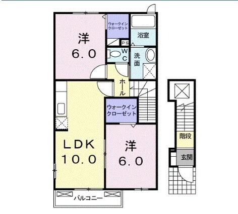 アドニスI（201） 間取り図画像