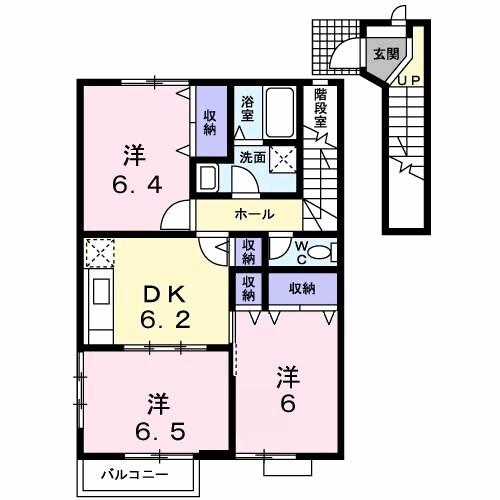 ウィル（204） 間取り図画像