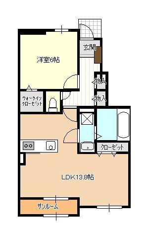 エターナルレジデンスII（105） 間取り図画像