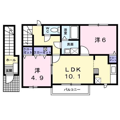 アベニュー諏訪（202） 間取り図画像