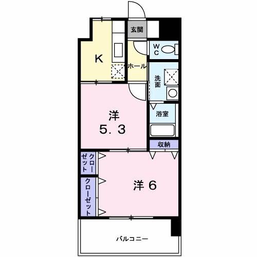 ステートリーマンション鷲崎（304） 間取り図画像