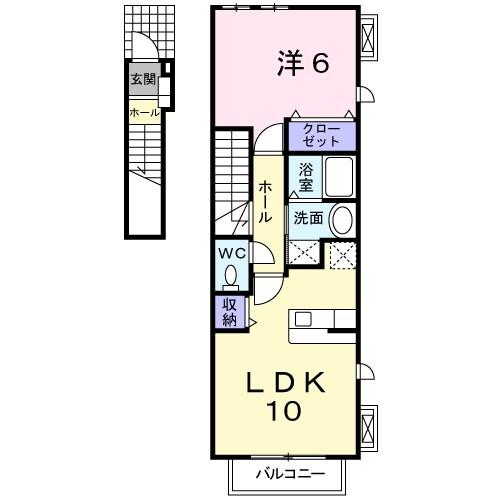 ＭＥＲＲＹＳ　ＹＯ（201） 間取り図画像