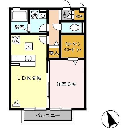 ブランドール（203） 間取り図画像