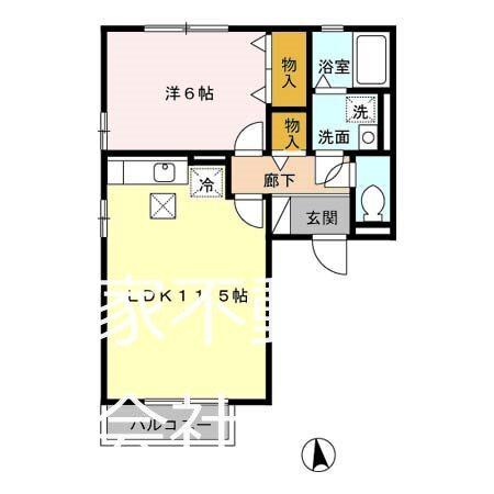 ブラオビューネ（103） 間取り図画像