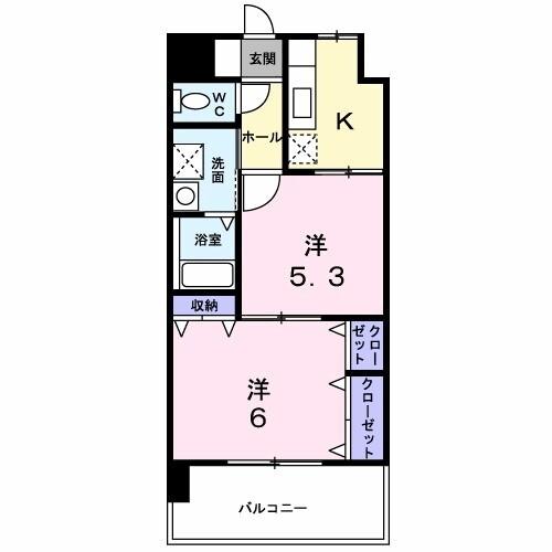 ステートリーマンション鷲崎（403） 間取り図画像