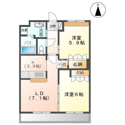 Bell　Dia（203） 間取り図画像