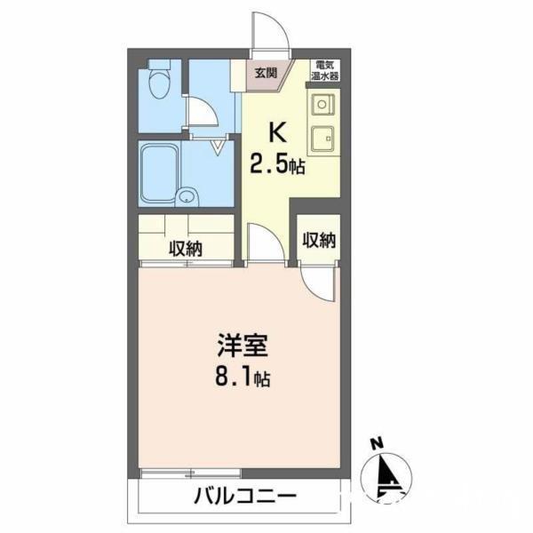 アジュールIII（202） 間取り図画像