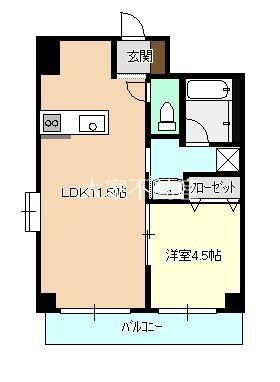 ルシード中央（603） 間取り図画像