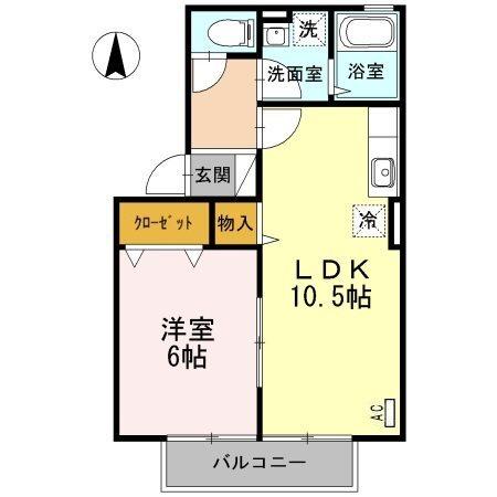 リヴィエール　ウィルモア（105） 間取り図画像