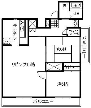 フロンティア貝津（501） 間取り図画像