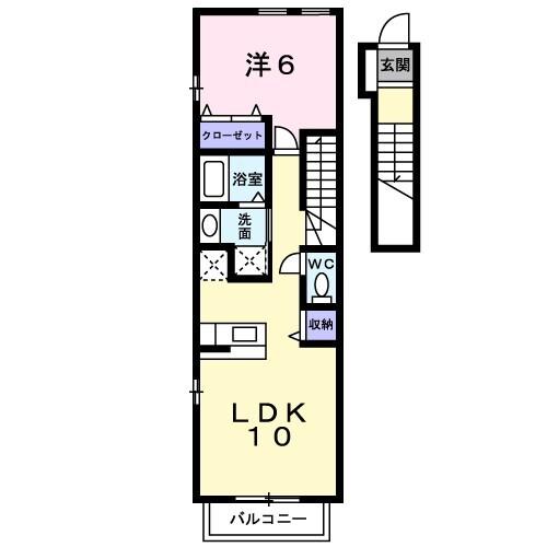 ソレアードI（203） 間取り図画像