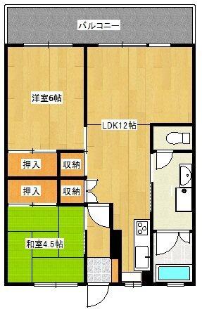 フロンティア西諫早2号棟（603） 間取り図画像