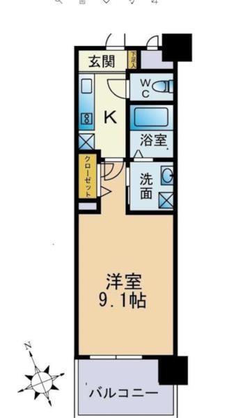 フロンティアききつI（210） 間取り図画像