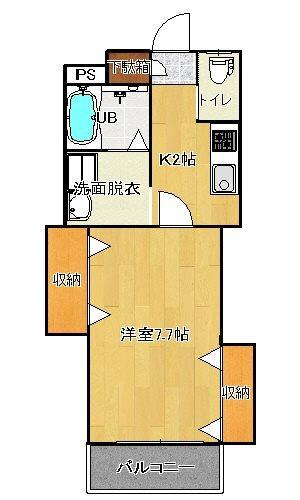 プチメゾン福田パート2（102） 間取り図画像