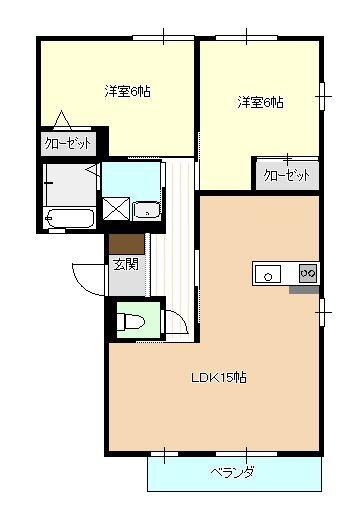 グレイスShima C棟（202） 間取り図画像