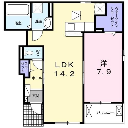 サニー　フィオーレ（104） 間取り図画像