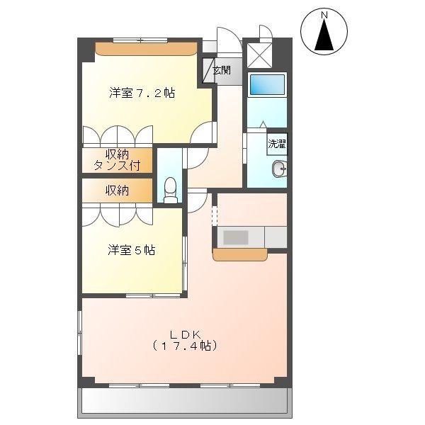Lucas Isahaya（102） 間取り図画像