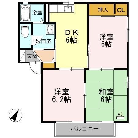 フォーレスマイン　Ⅰ（202） 間取り図画像