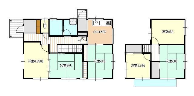 間取図（６DK）