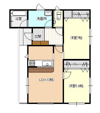 野中町　売家 間取り図画像