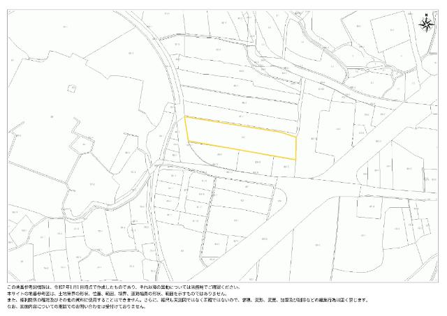 有喜町　売地 区画図