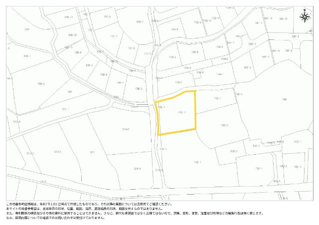 小船越町　売地 区画図